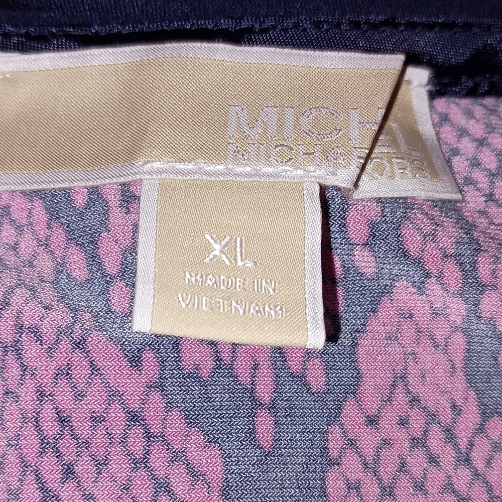 Michael Kors Pink Blue Python Print Maxi Dress Si… - image 4